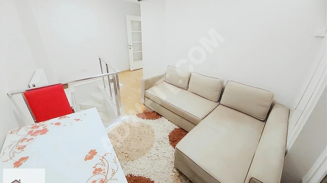 Duplex apartment opportunity with a garden in a 3-year-old modern building with an elevator, empty - by AKTAŞ.