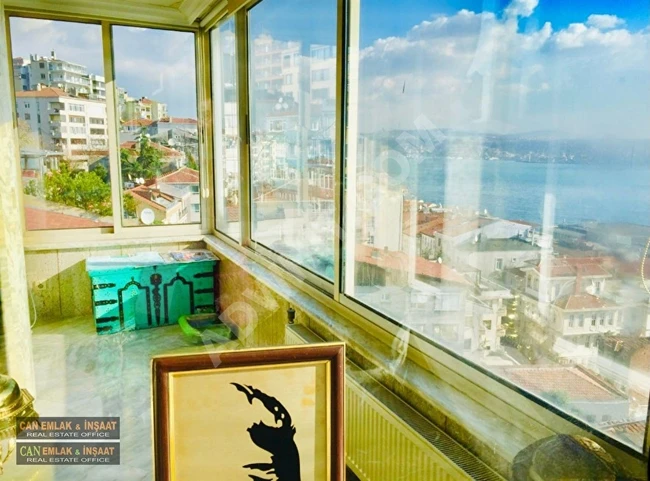 Luxurious apartment in Cihangir with a stunning sea view, featuring parking, an elevator, a balcony, (5+1) with an area of 400 square meters in a prime location.