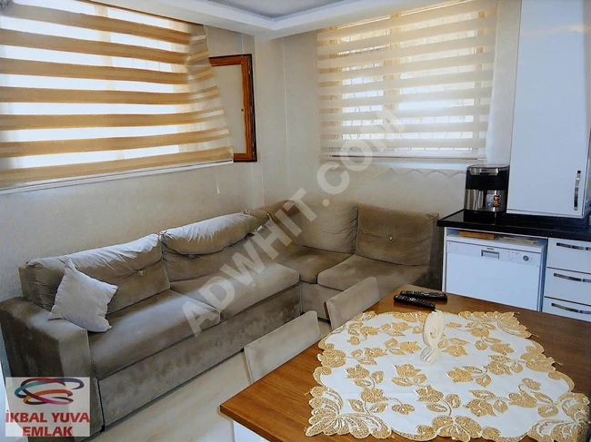 2+1 apartment for sale on the ground floor, very clean, with a residency certificate in Mehmet Akif neighborhood.