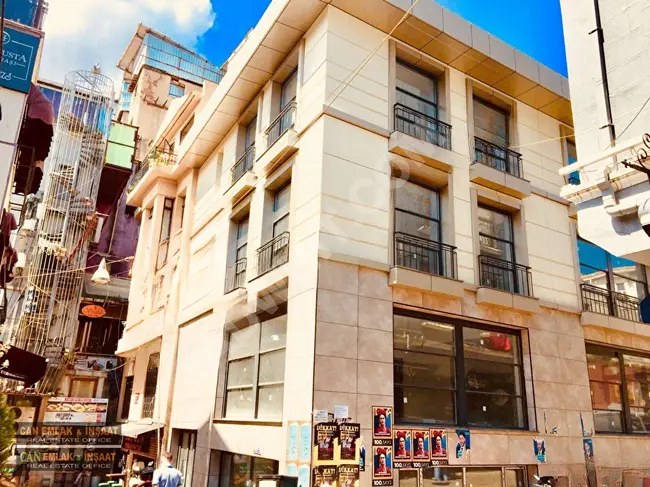 A commercial space or office (175 m²) in a completely new corner building just 50 meters from Taksim İstiklal Street.