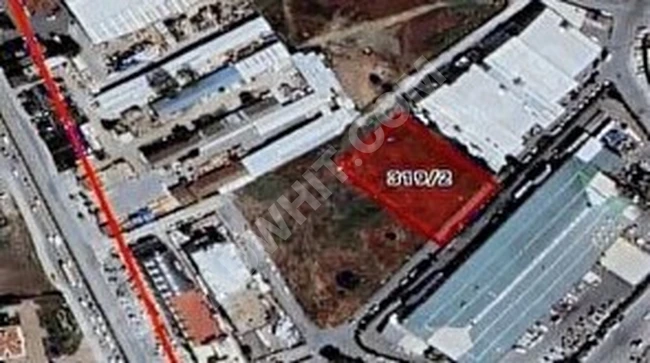 Industrial land with an area of 4000 square meters, the second plot, on Hadımköy Yolu Road.