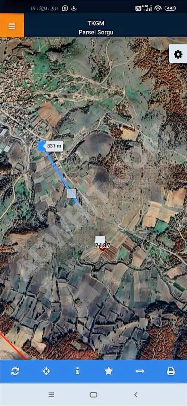 Land with an area of 383 square meters near the village in EDİRNE - UZUNKÖPRÜ - KIRKKAVAK.