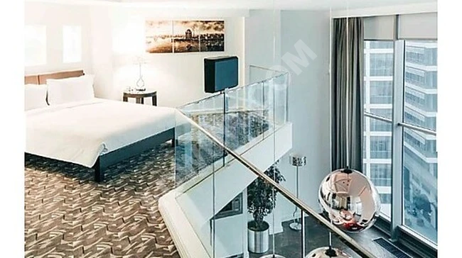 شقة 1+1 بمساحة 120 م2  ضمن مجمع Taksim M Gallery Elysium Residence  - مناسبة للجنسية التركية