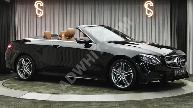 سيارة MERCEDES E350 AMG CABRIO موديل 2018 - بدون أخطاء - من الوكالة