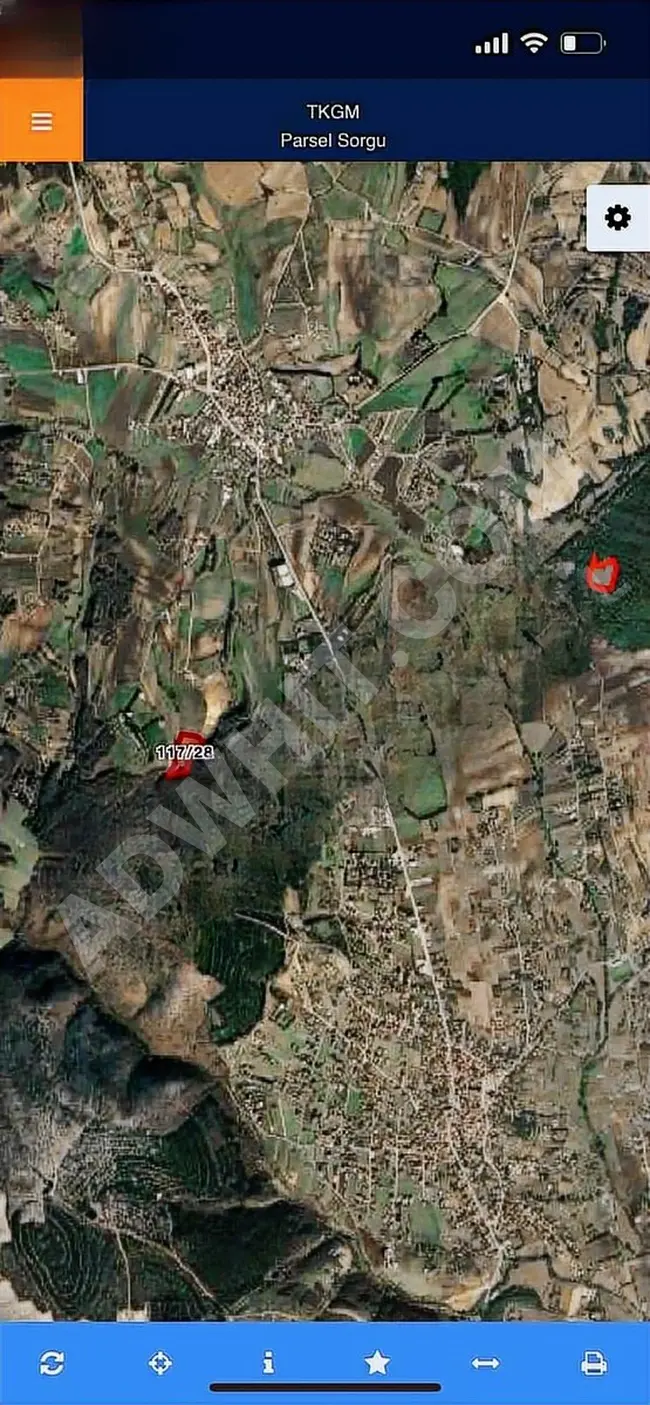 Urgent land for sale, area 357 square meters, in the village of ÇATALCA DAĞYENİCE.