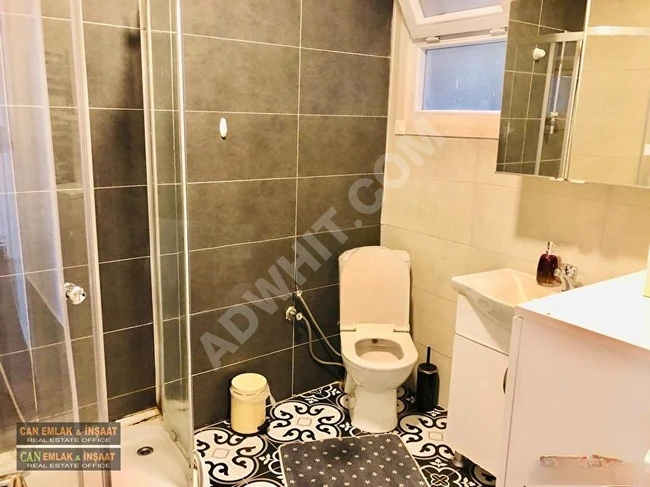 Furnished apartment of 140 square meters (3+1) with an elevator and bright with a balcony in the heart of Taksim Cihangir on the main street.