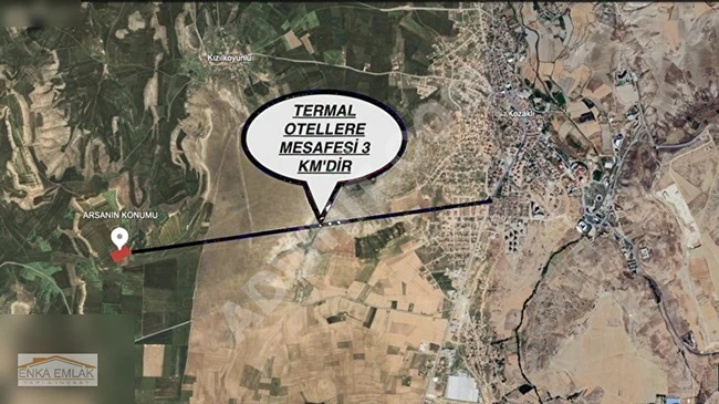 NEVŞEHİR KOZAKLI'DA TERMAL OTELLER BÖLGESİNDE UYGUN ARSA