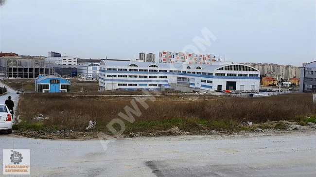 Industrial land with an area of 2,580 square meters for sale in the HADIMKÖY AKPINAR INDUSTRIAL area.