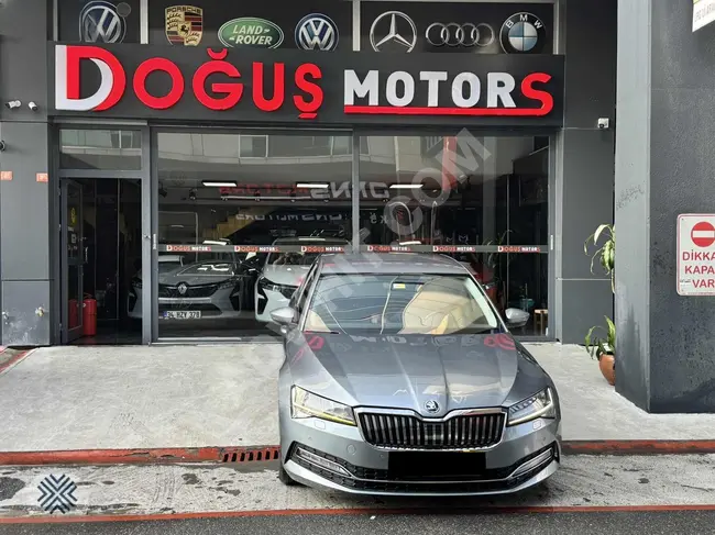 سيارة SKODA SUPERB 1.6 TDI PREMIUM موديل 2020 بدون عيوب وبدون طلاء