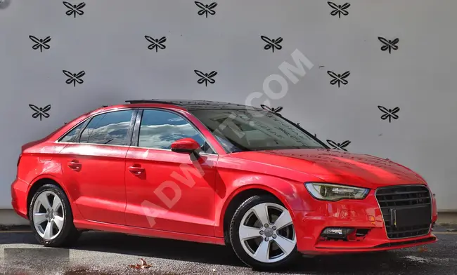 سيارة AUDI A3 SEDAN 1.6 TDI AMBİTİON موديل 2014  - سقف شمسي - من الوكيل