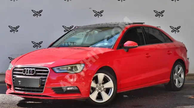 سيارة AUDI A3 SEDAN 1.6 TDI AMBİTİON موديل 2014  - سقف شمسي - من الوكيل