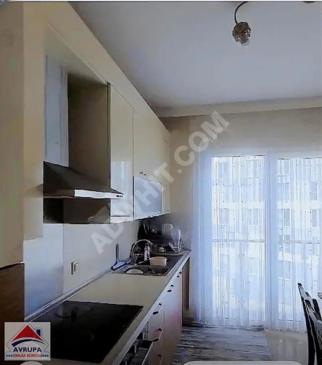 3+1 apartment on a corner location at the cheapest price within Kristal Şehir complex