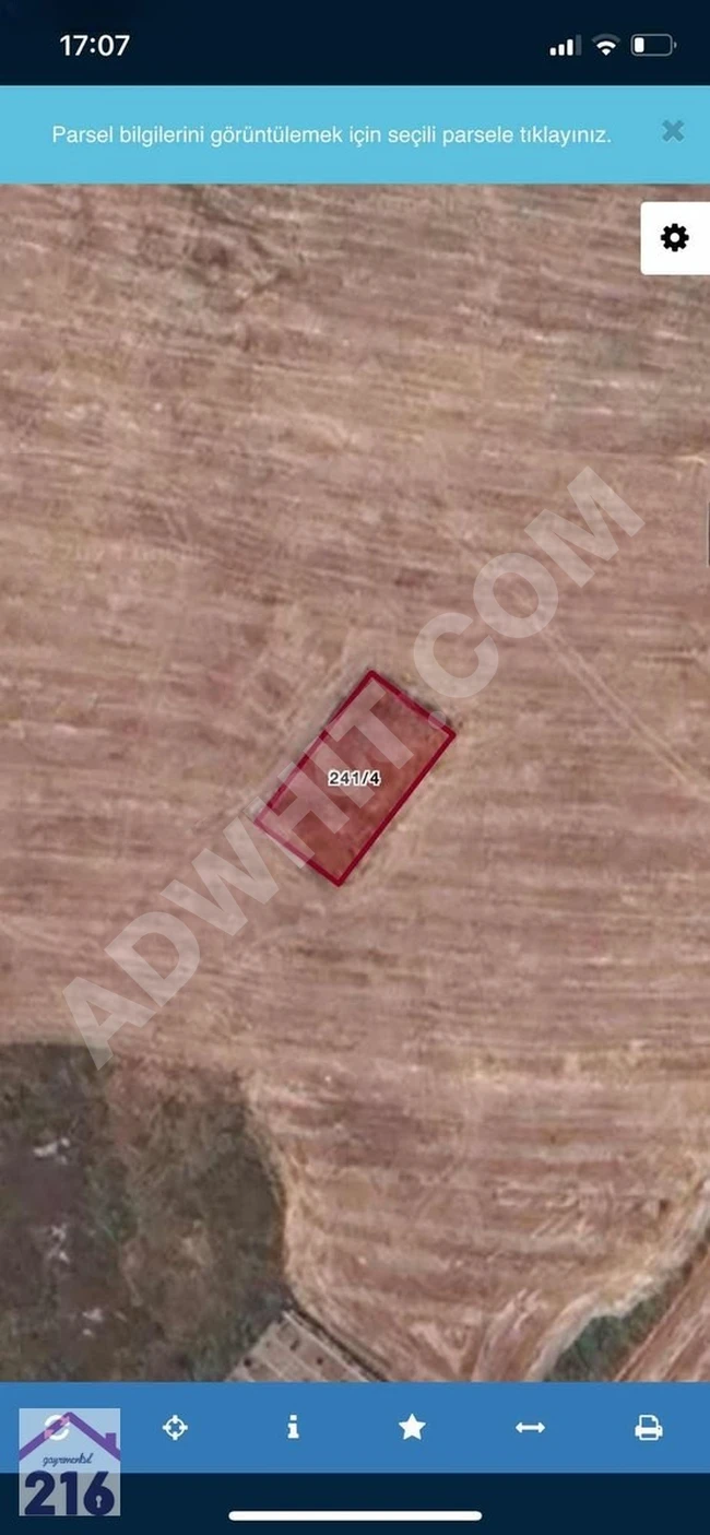 Land plot of 303 m² in BALIKESİR BURHANİYE from GAYRİMENKUL 216