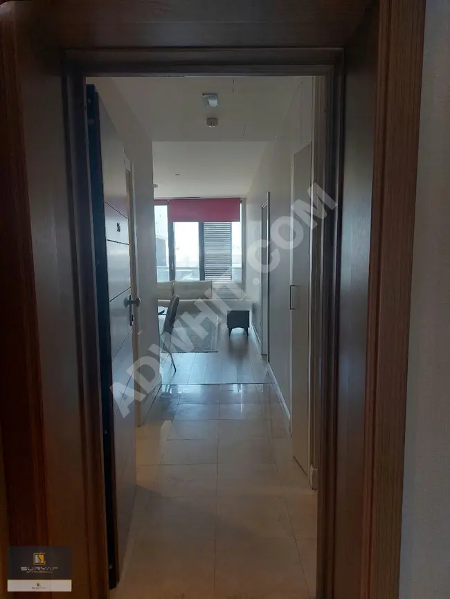 Furnished 1+1 apartment for sale in AKBATI YEŞİL KULE RESIDENCE