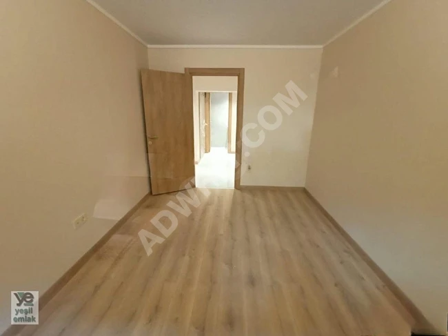 Apartment for rent in İCADİYE, in a completely new building, 2+1, with central heating system, in a great location, located on the ground floor with a garden.