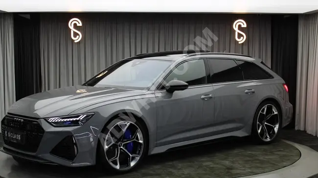 AUDİ RS6 PERFORMANCE  موديل 2023 بقوة 630 حصان محور خلفي, فرامل زرق -SCLASS