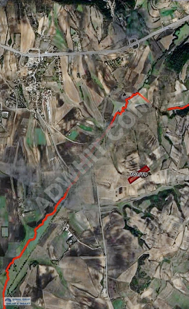 Land for sale, 10 minutes away from the Istanbul Canal, in an elevated location in Çatalca Nakkaş.