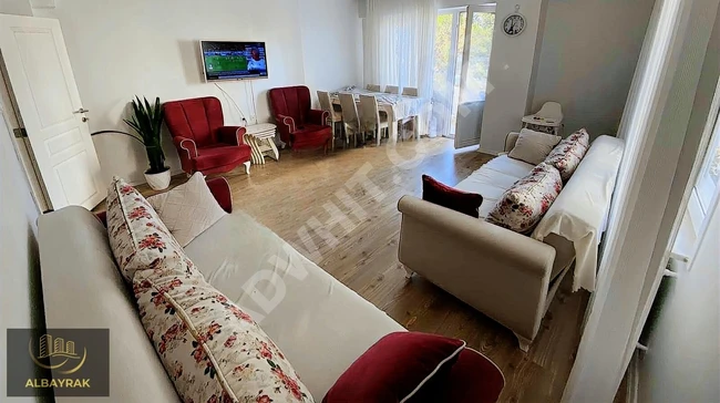 Apartment 2+1 with an area of 100 square meters, on the middle floor, with two balconies, above the street near the metro - from ALBAYRAK