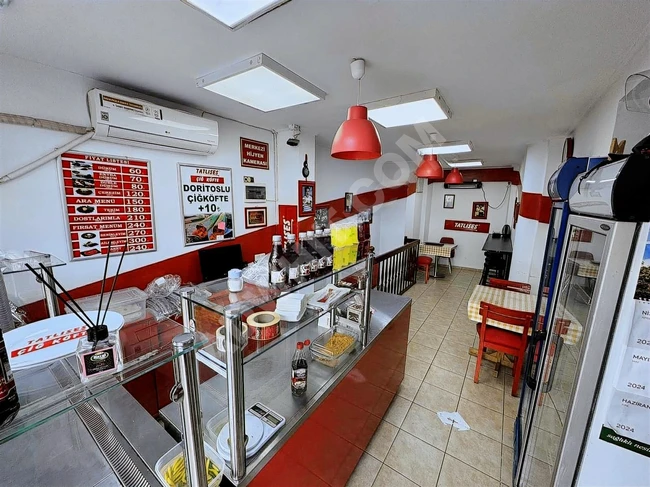 ÇİĞ KÖFTECİ shop for rent (transfer) in a crowded main street located in the KARTALTEPE district - from EMLAK GROUP.