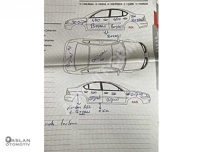 Aslan Otomotiv Fiat Linea 1.3 MJet GSR Orjinal