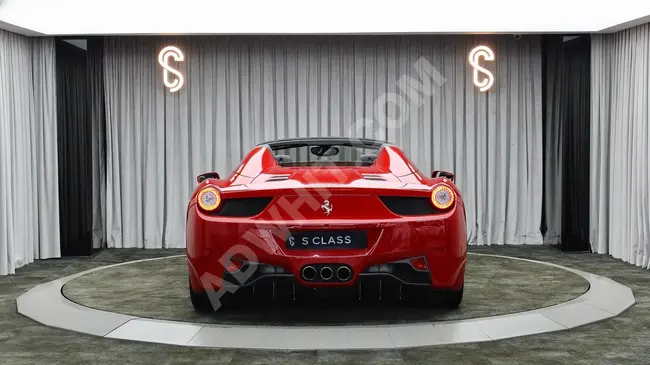 FERRARI 458 ITALIA SPIDER LIFTING موديل 2013 كربون , بدون عيوب - SCLASS