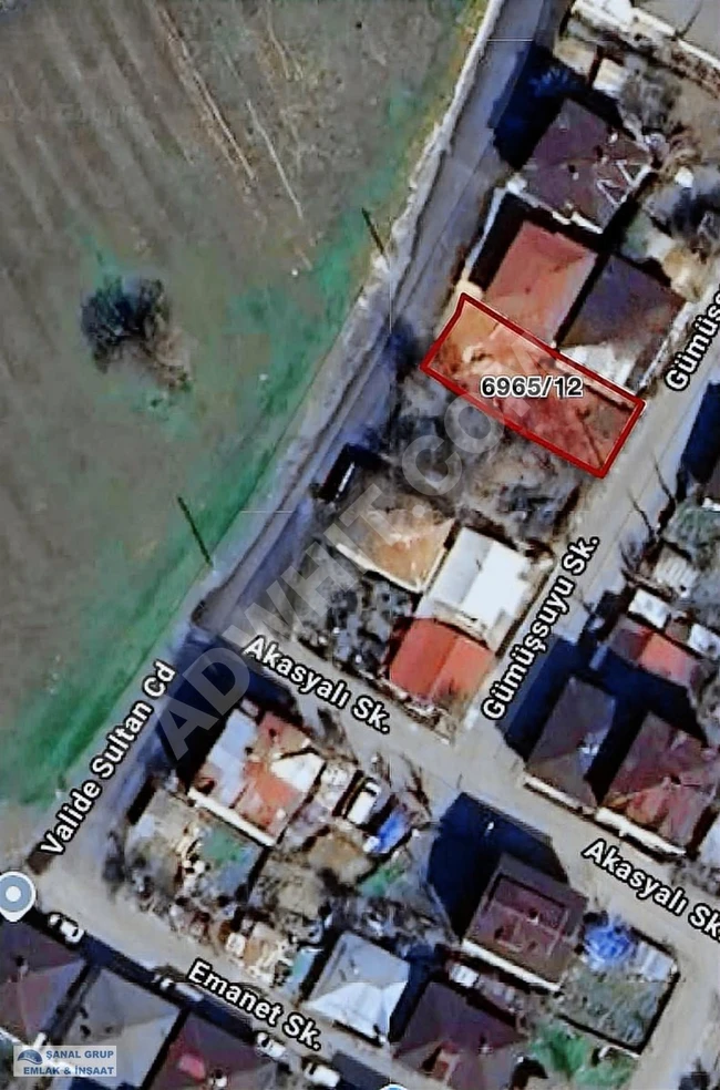 Independent residential land with title deed, designated for housing in TUZLA ORHANLI.