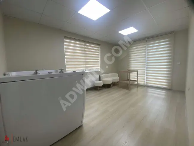 A 2+1 furnished office apartment for rent inside PLAZA in B.DÜZÜ YAKUPLU