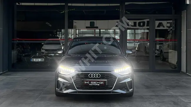 سيارة AUDI A4 45TFSI QUATTRO S LİNE موديل 2022 مسافة 47,000 كم صيانة دورية في الخدمة