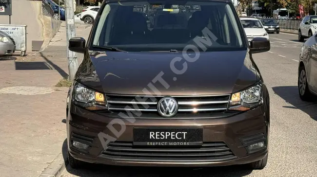 2015 - VOLKSWAGEN CADDY  - عداد 175000 كم - بابين منزلقين - جنوطة 16 انش - من شركة RESPECT MOTORS