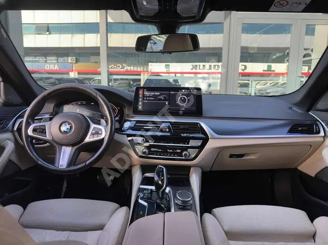 سيارة BMW 520İ M SPORT موديل 2020 بدون أخطاء وبدون طلاء