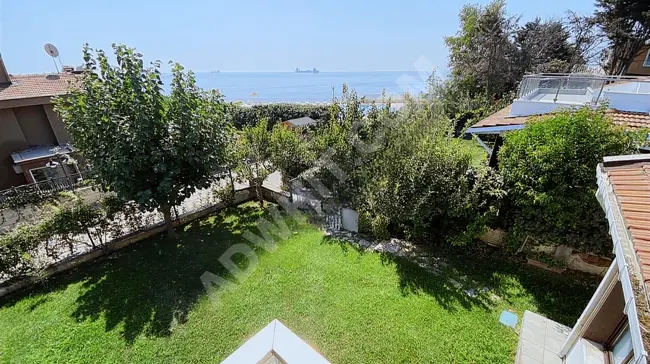 Furnished villa for rent with sea view in Beylikdüzü.