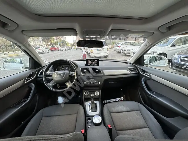 2014 -  AUDI Q3 1.4 TFSI - سقف زجاجي -  بعداد 94000 كم - بدون طلاء - من شركة  RESPECT MOTORS