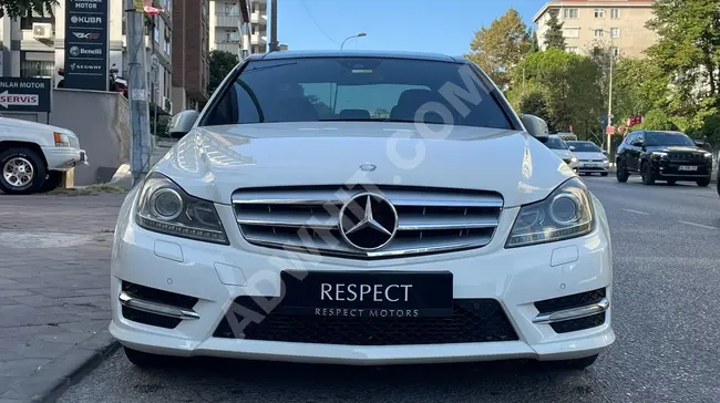 2011 - MERCEDES C180 AMG - سقف زجاجي بانورامي - ناقل حركة 7 سرعات TRONİC - عداد 95000 كم - من شركة RESPECT MOTORS