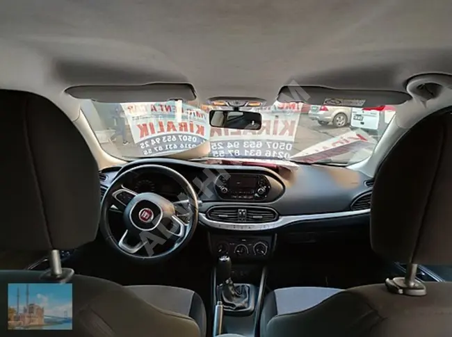 Fiat Egea 2020, for rent, manual transmission.