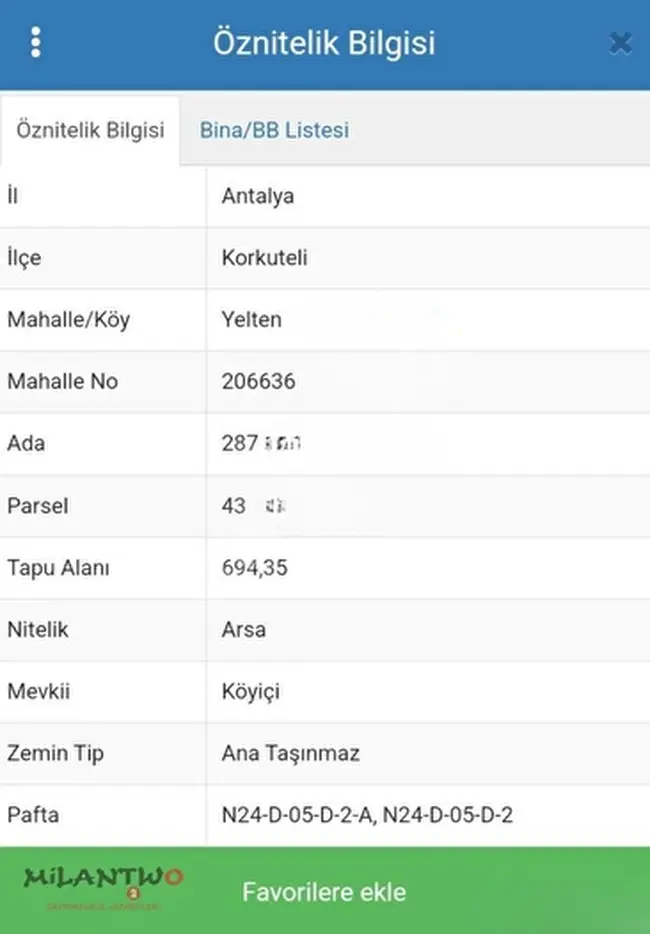 SATILIK KONUT İMARLI 695 m2 ARSA