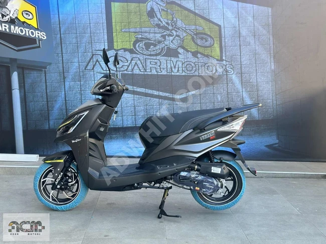 ARORA VERANO 50 motorcycle model 2022 with installment plans available via credit card (9-12 installments) from ACAR MOTORS.