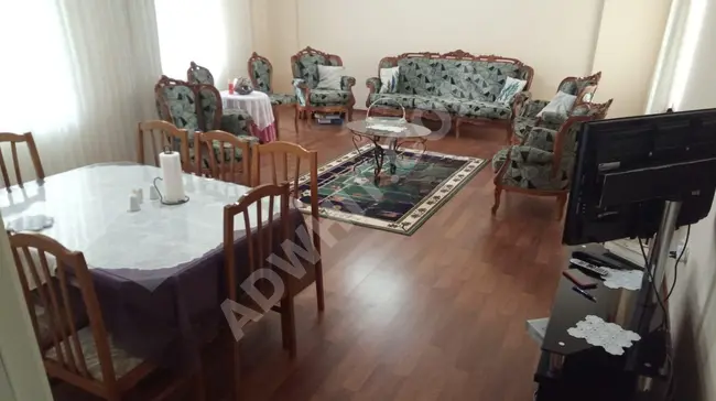 Furnished duplex apartment in Gürpınar neighborhood suitable for foreigners.