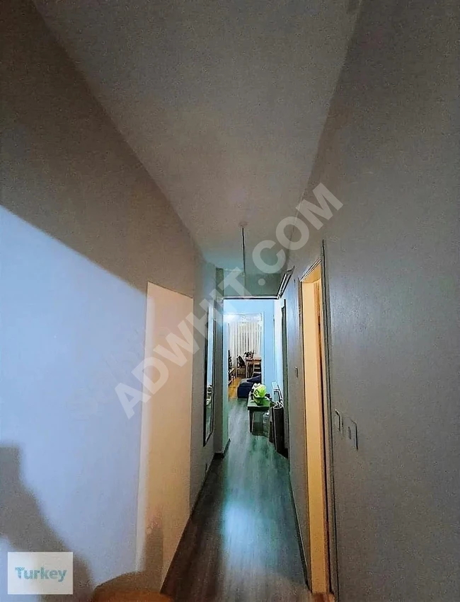 2+1 apartment, 90 square meters for rent, near the minibus station, with a current tenant in the Feyzullah neighborhood.