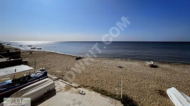 3+1 chalet apartment with full sea view in the BÜYÜKÇEKMECE CELALİYE area