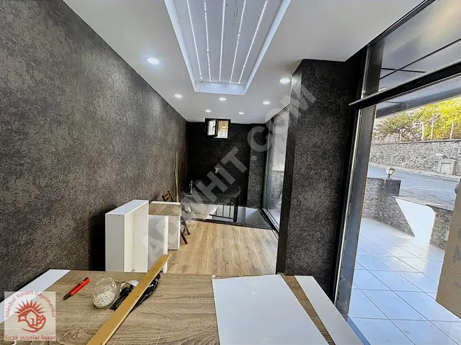 Shop for sale in a new building on the main street in BAKIRKÖY OSMANİYE - by YUVAM.