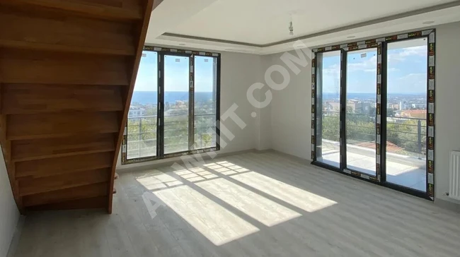 Duplex apartment for sale with sea view in CELALİYE