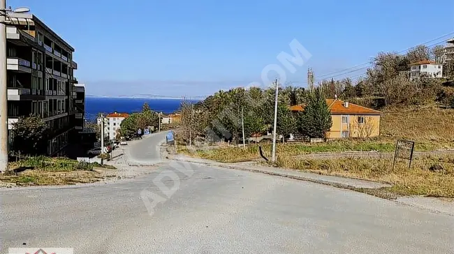 Land opportunity on the street, with a residential building permit, in YALOVA ÇINACIK KORUKÖY