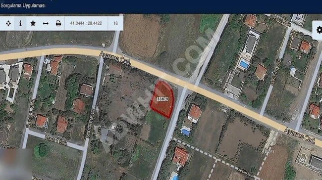 Land for sale measuring 600 square meters in KAMİLOBA - from KÖKERLER REAL ESTATE