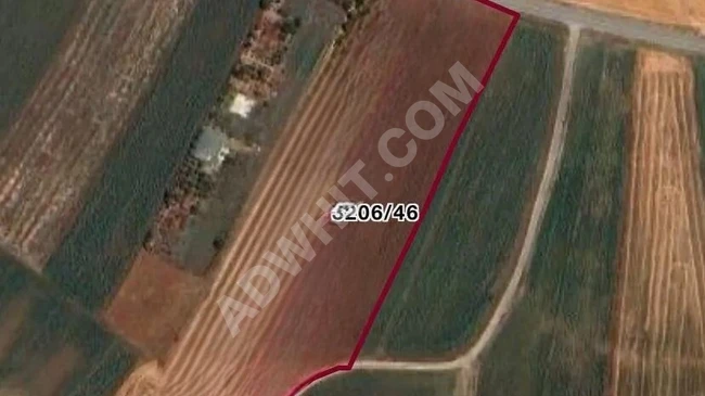 Land for sale, with an area of 10,000 square meters, suitable for investment, in AKÖREN.