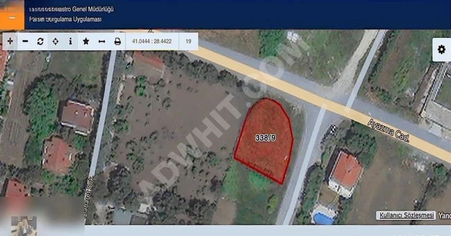 Land for sale measuring 600 square meters in KAMİLOBA - from KÖKERLER REAL ESTATE