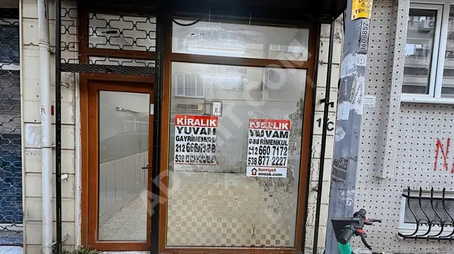 YUVAM'dn BAKIRKÖY OSMANİYEDE KİRALIK DÜZ GİRİŞLİ 30 M² DÜKKAN