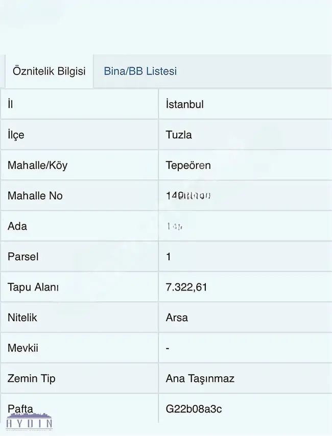 ACİL SATILIK 216 m2 ARSA