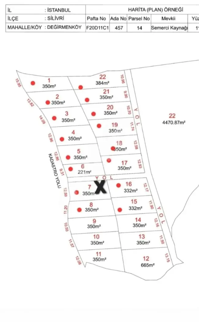 A plot of land measuring 350 square meters, the price has been reduced due to urgency, the buyer will profit. For urgent sale.