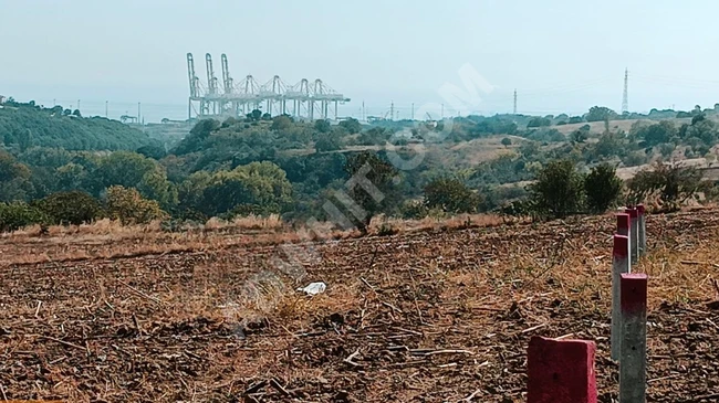 250M2 deniz manzaralı tepe konumda çaplı muvafakatnameli yatırım