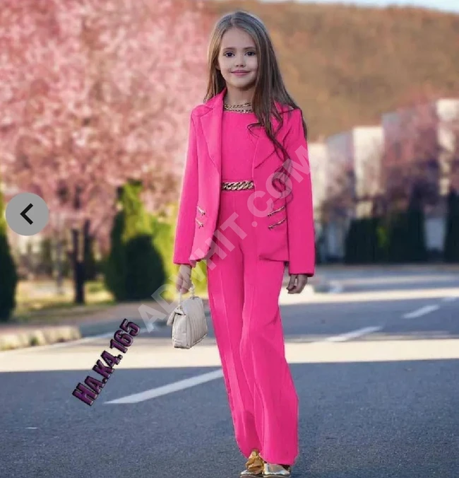 Girls' jumpsuit, 4 pieces